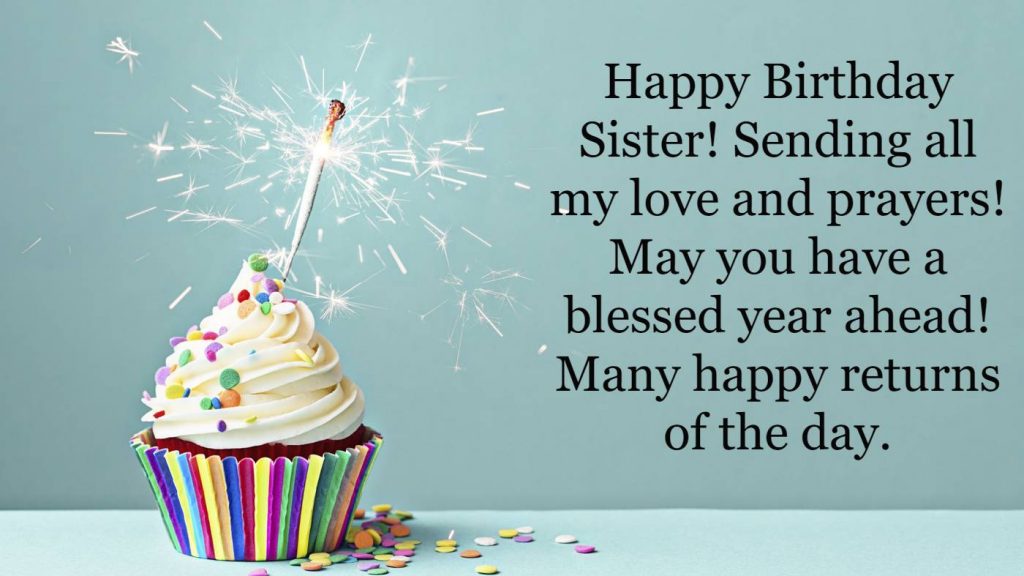 Happy Birthday Sister Wishes