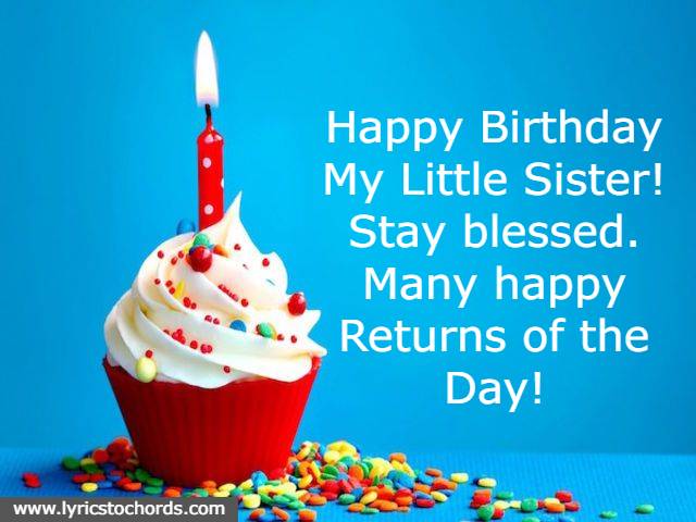 Happy Birthday my little sister! Stay blessed. Many happy returns of the day!