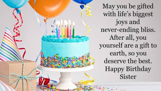 May you be gifted with life’s biggest joys and never-ending bliss. After all, you yourself are a gift to earth, so you deserve the best. Happy birthday