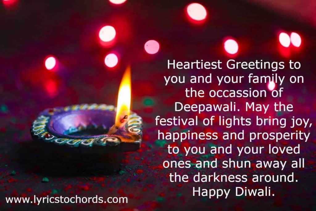Happy Diwali To Family