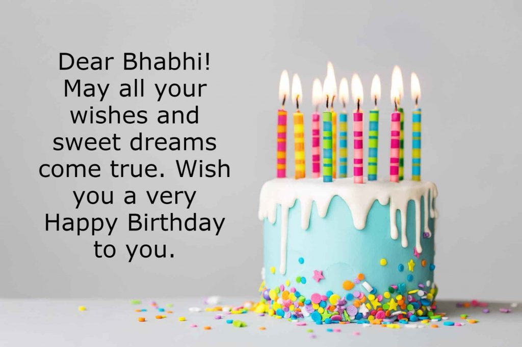 Happy Birthday Bhabhi Ji Status