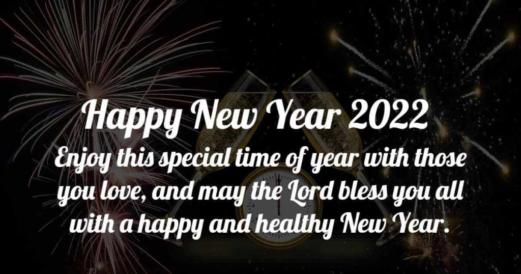 Enjoy this special time of year with those you love, and may the Lord bless you all with a happy and healthy New Year.